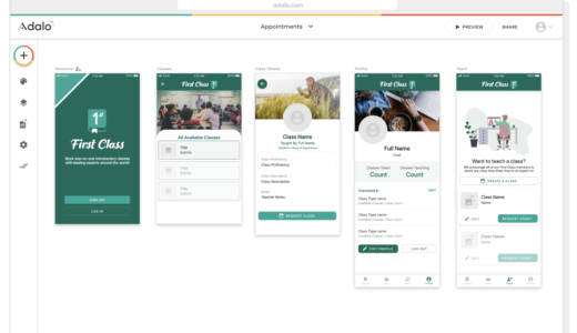 スマホアプリが作れるadaloを簡単に使ってみた